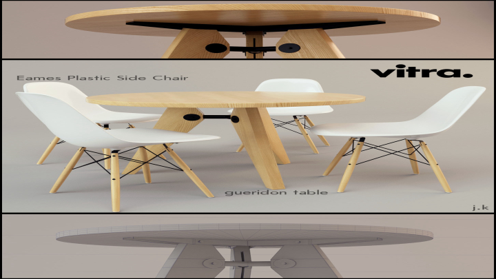 渲染模型_桌椅110