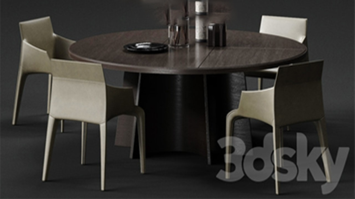 渲染模型_桌椅131