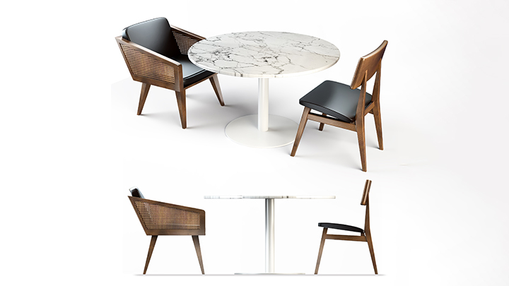 渲染模型_桌椅134