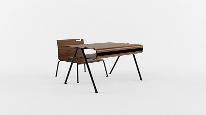 渲染模型_桌椅168