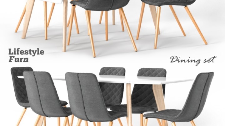 渲染模型_桌椅181