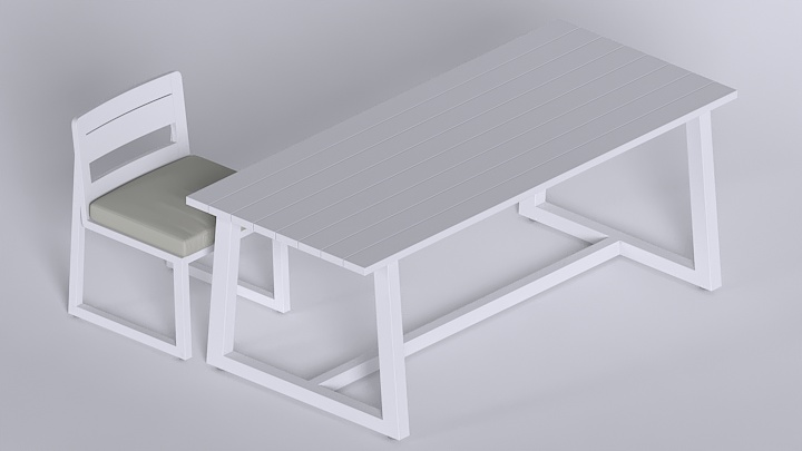 渲染模型_桌椅191