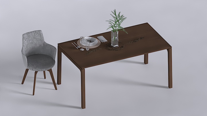 渲染模型_桌椅195