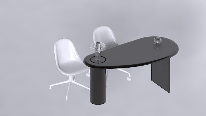 渲染模型_桌椅225