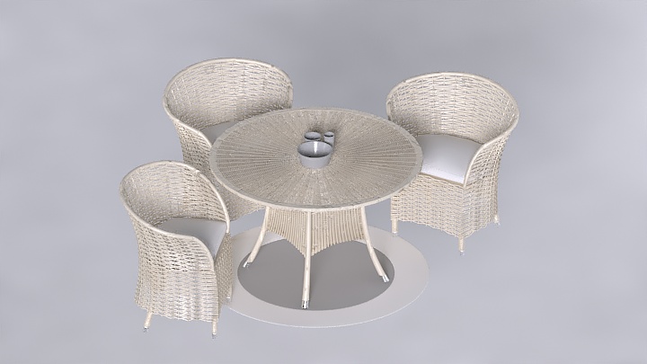 渲染模型_桌椅227