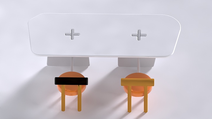 渲染模型_桌椅253