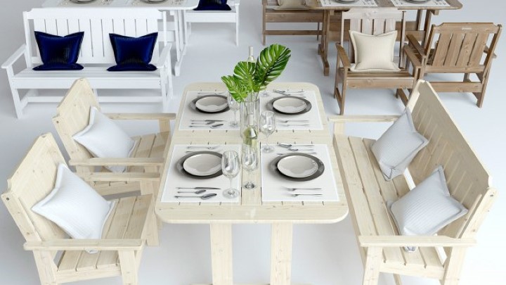 渲染模型_桌椅267