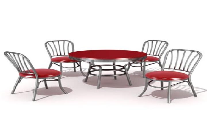 渲染模型_桌椅301