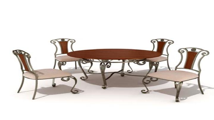 渲染模型_桌椅302