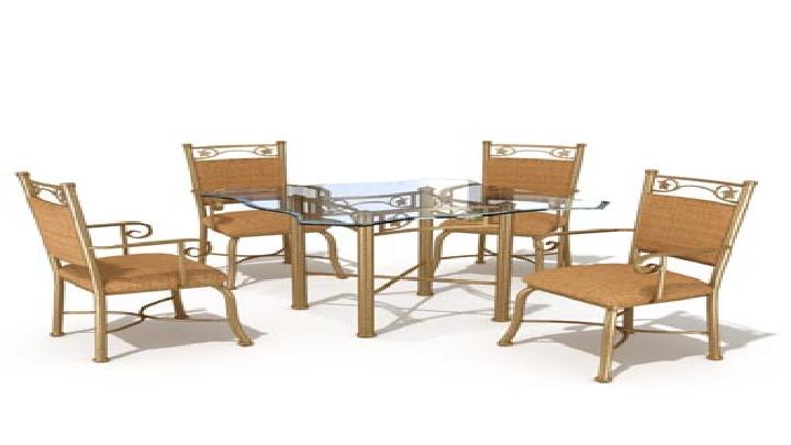 渲染模型_桌椅311