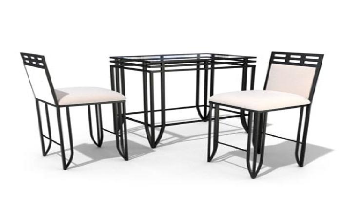 渲染模型_桌椅324