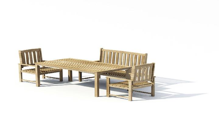 渲染模型_桌椅331