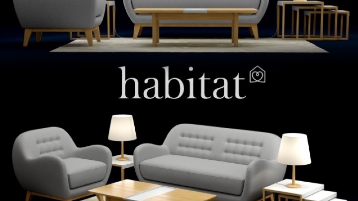 渲染模型_桌椅344