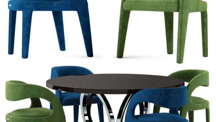 渲染模型_桌椅349