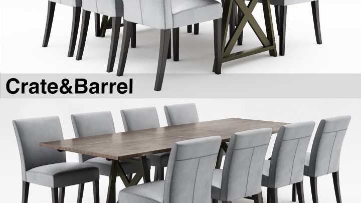 渲染模型_桌椅359