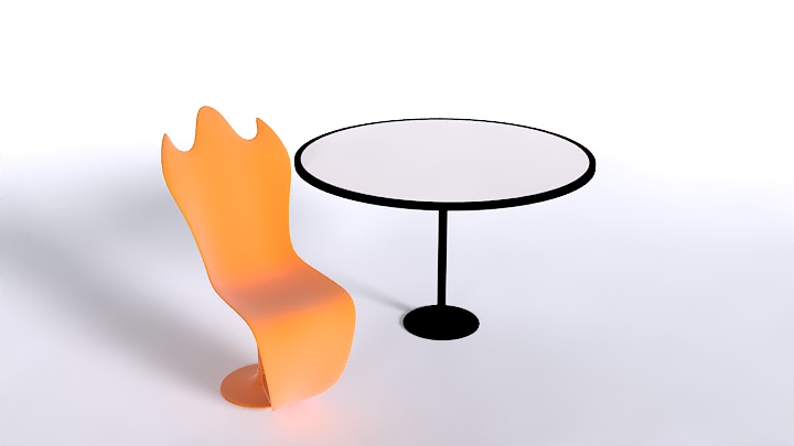 渲染模型_桌椅377