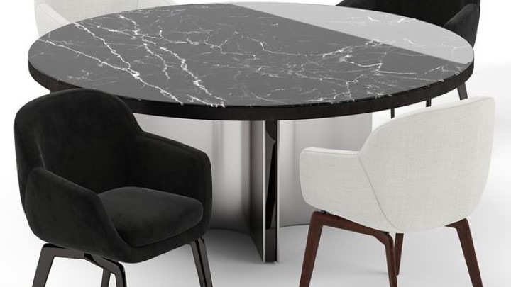 渲染模型_桌椅386