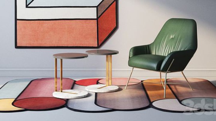 渲染模型_桌椅403