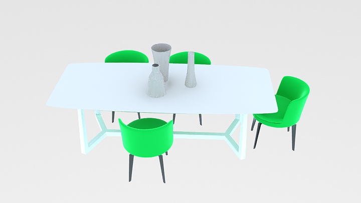 渲染模型_桌椅404