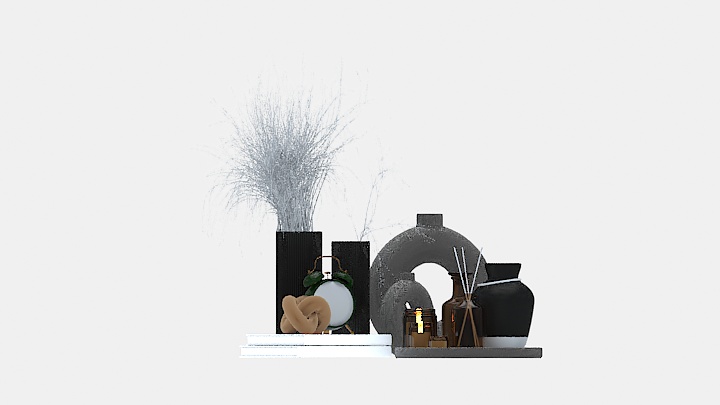 渲染模型_桌面摆件035