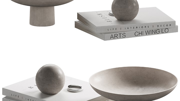 渲染模型_桌面装饰品004