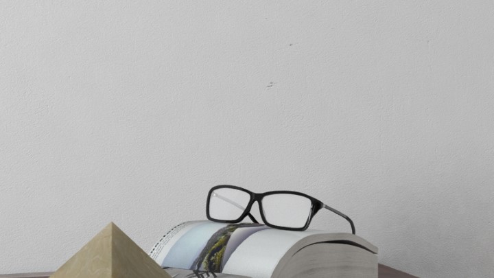 渲染模型_桌面装饰摆件009