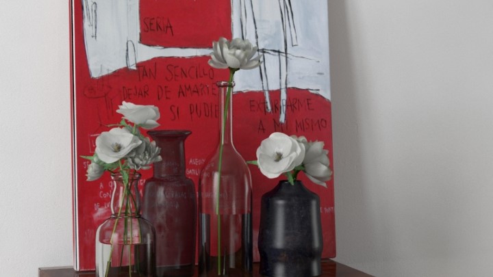 渲染模型_桌面装饰摆件010