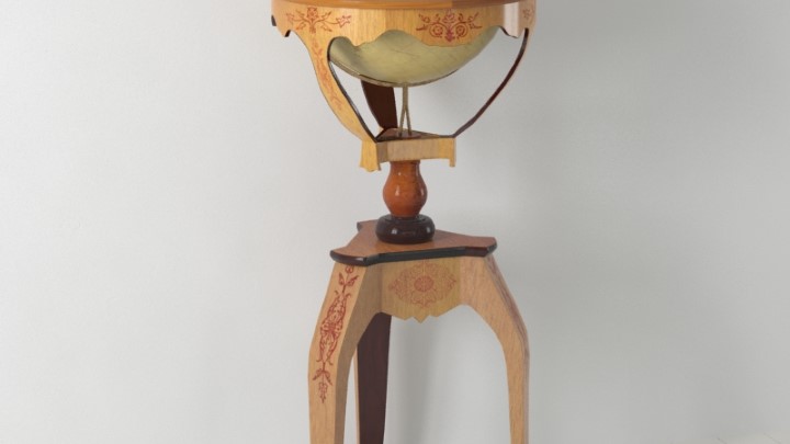 渲染模型_桌面装饰摆件027