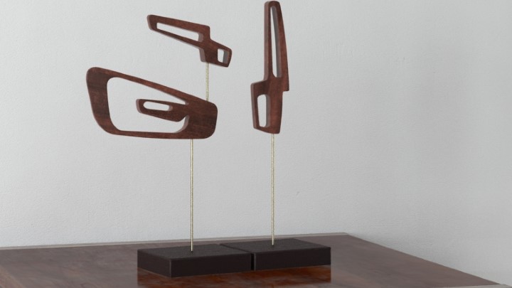 渲染模型_桌面装饰摆件030