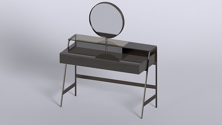渲染模型_梳妆台031