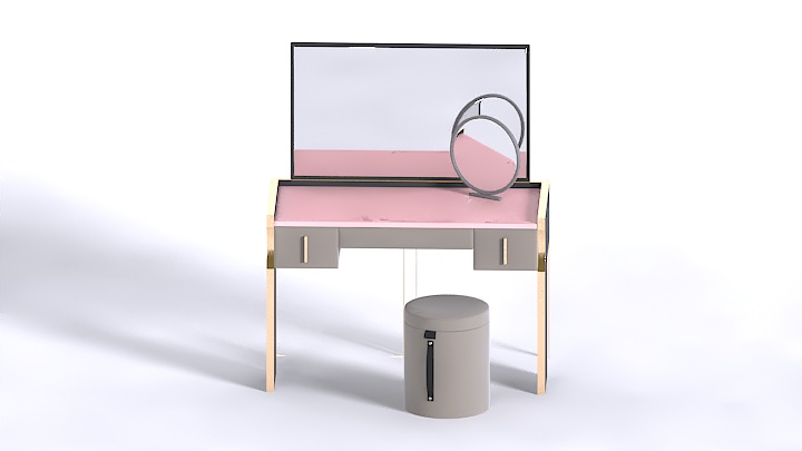 渲染模型_梳妆台032
