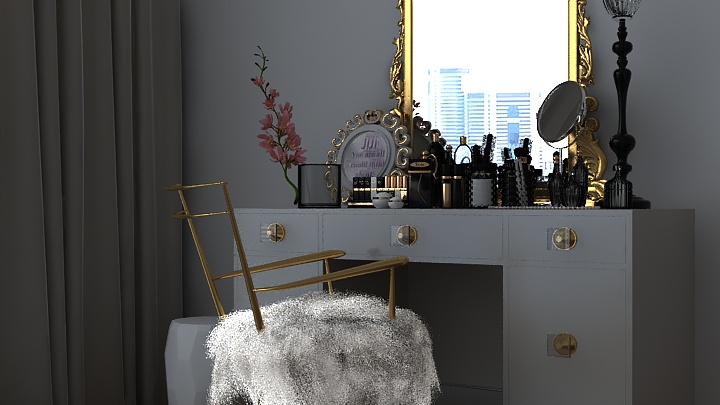 渲染模型_梳妆台055