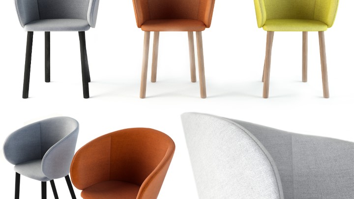 渲染模型_椅子1485