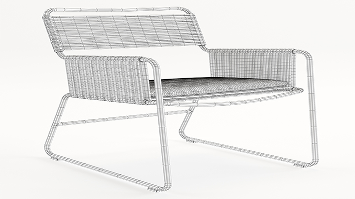 渲染模型_椅子1545