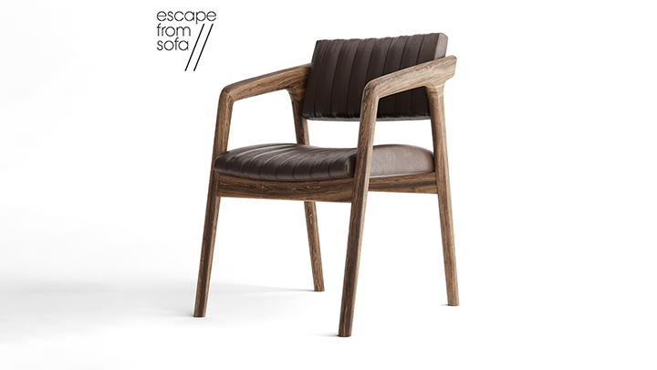 渲染模型_椅子1554