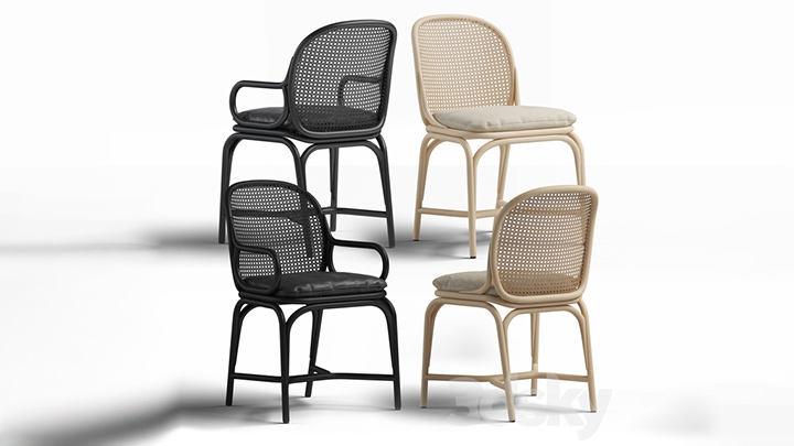 渲染模型_椅子1648