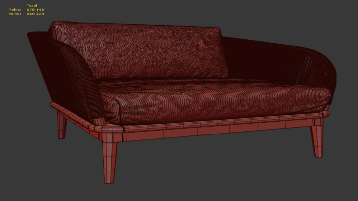 渲染模型_椅子1864