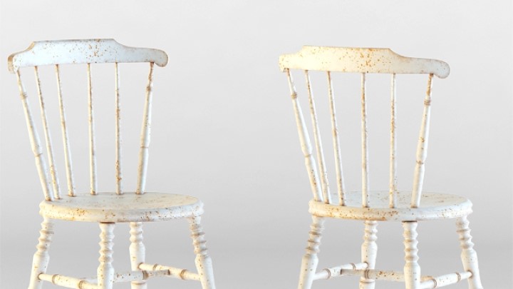 渲染模型_椅子1992