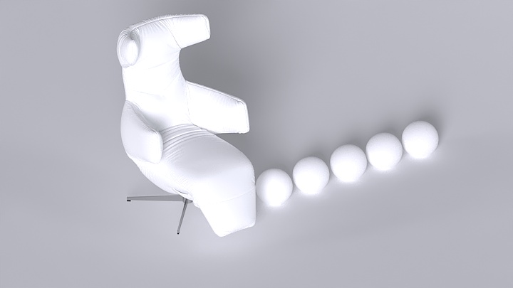 渲染模型_椅子2063