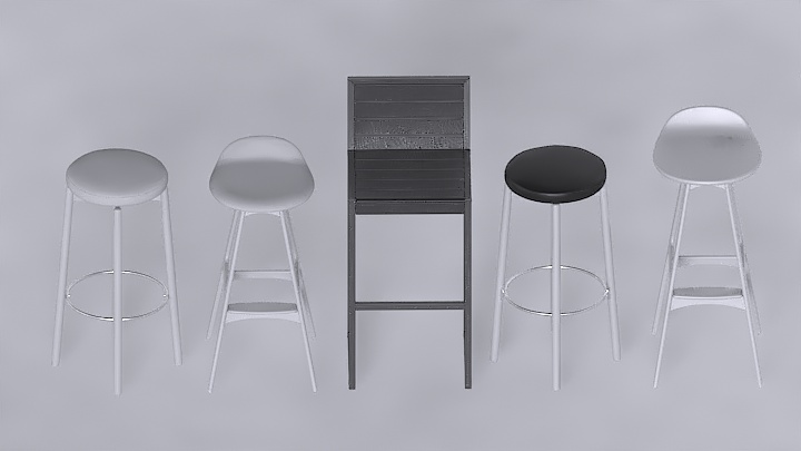 渲染模型_椅子2074