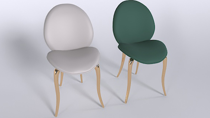 渲染模型_椅子2136