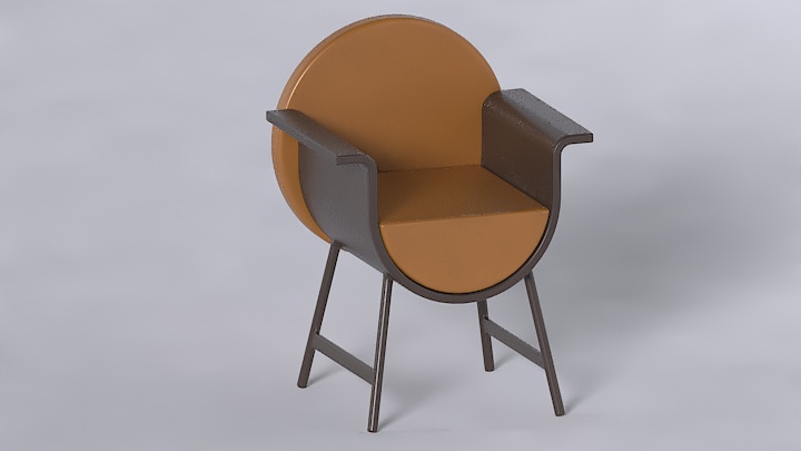 渲染模型_椅子2248