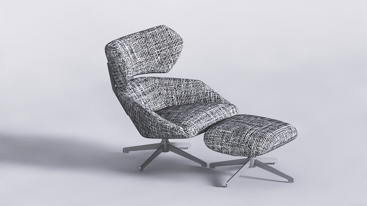 渲染模型_椅子2261