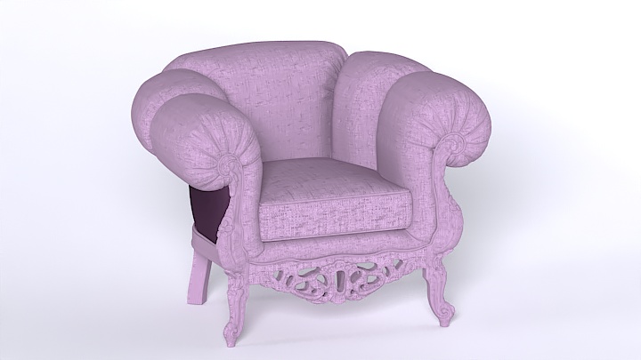 渲染模型_椅子2301