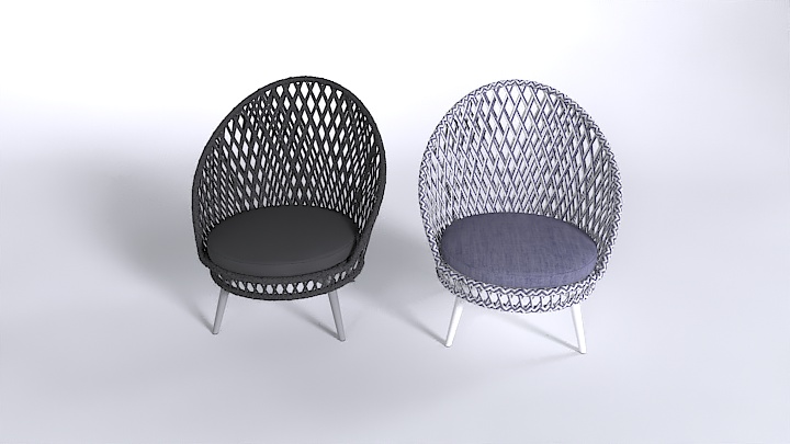 渲染模型_椅子2316