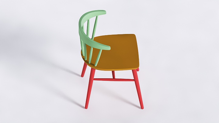 渲染模型_椅子2355