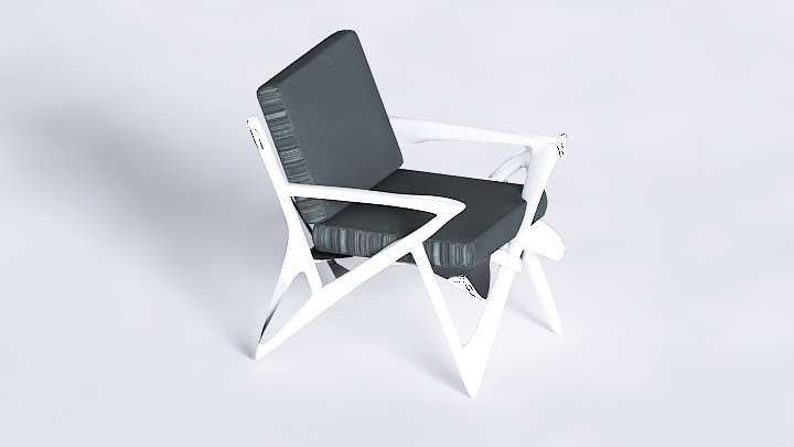 渲染模型_椅子2358