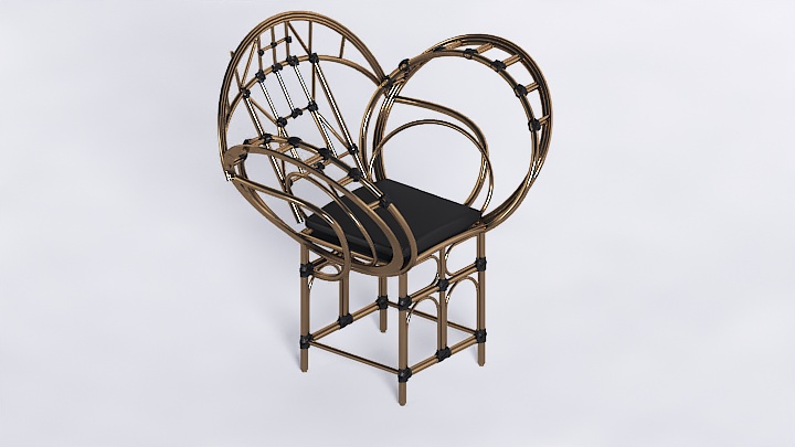 渲染模型_椅子2370