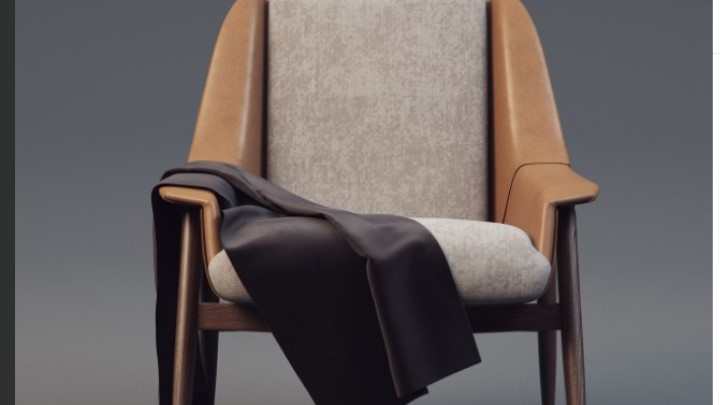 渲染模型_椅子2425