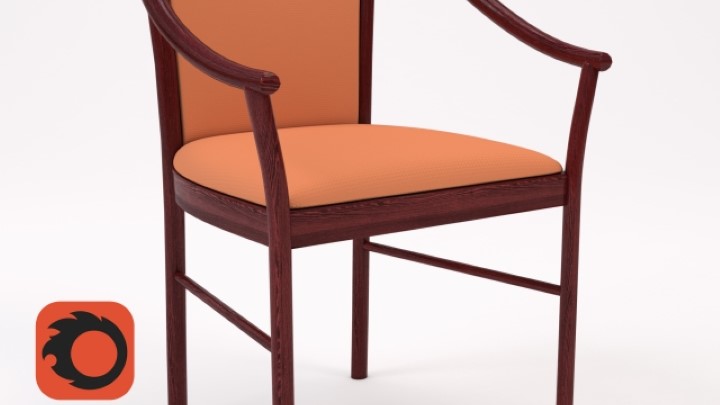 渲染模型_椅子2432